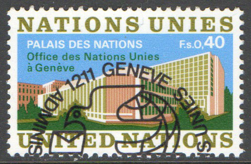 United Nations Geneva Scott 22 Used